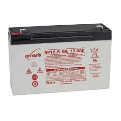 BATTERIE PLOMB ÉTANCHE NP12-6 ENERSYS  6V 12 AH