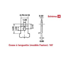 BATTERIE PLOMB ÉTANCHE NP12-6 ENERSYS  6V 12 AH