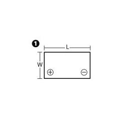 BATTERIE PLOMB ÉTANCHE NP12-6 ENERSYS  6V 12 AH