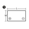 BATTERIE PLOMB ÉTANCHE NP12-6 ENERSYS  6V 12 AH