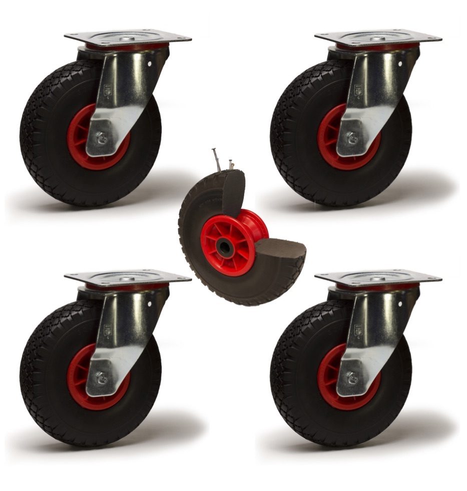 Lot de 4 poulies à roulettes de type pâte, roue universelle à 360 °, boîte  de rangement collante à faible bruit, rouleau, accessoire de poulie en