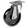 Roulette INOX pivotante diamètre 80 mm pour chariot de four cuisson