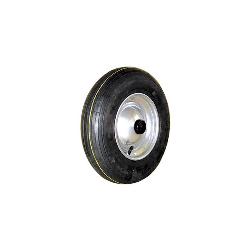 Roue  gonflable diamètre 400 x 100  alésage 25 mm coprs tôle roulement à rouleaux