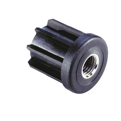 Embout à insert taraudé pour tube rond 30 - M10